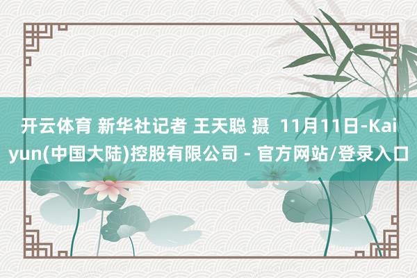 开云体育 新华社记者 王天聪 摄 11月11日-Kaiyun(中国大陆)控股有限公司 - 官方网站/登录入口